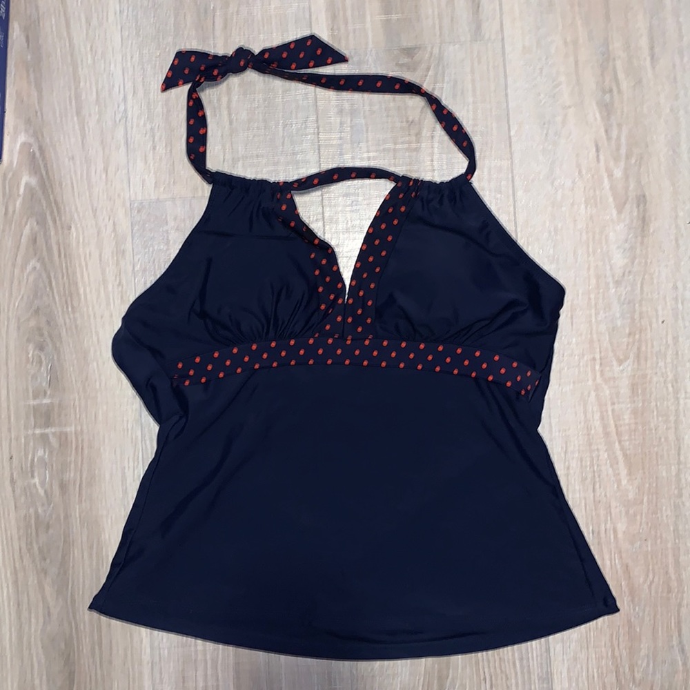 Mazu Swim blue tankini swim suit top